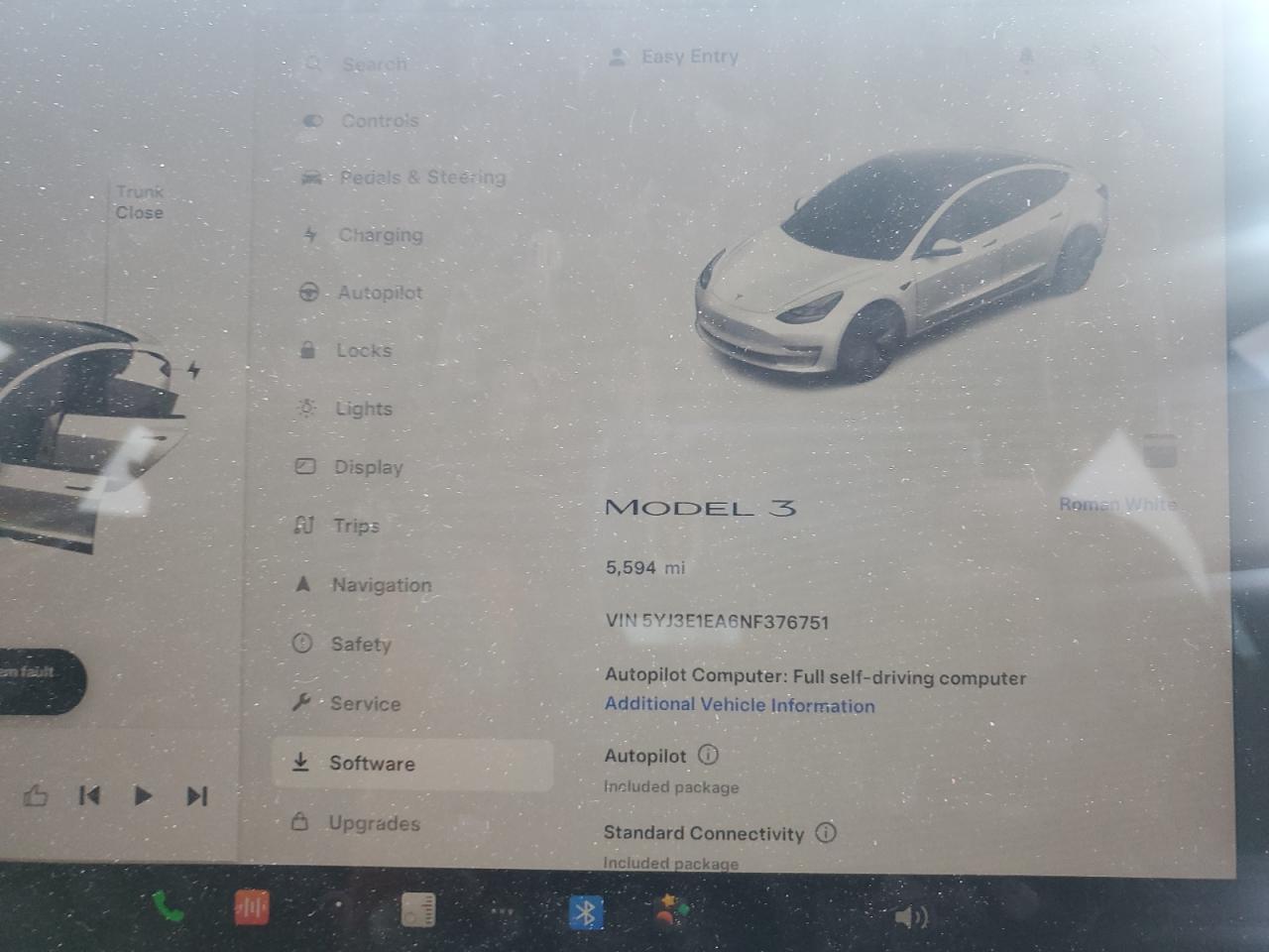 2022 TESLA MODEL 3  VIN:5YJ3E1EA6NF376751