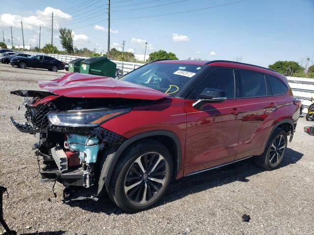 2021 TOYOTA HIGHLANDER XSE VIN: 5TDLZRAH2MS051711