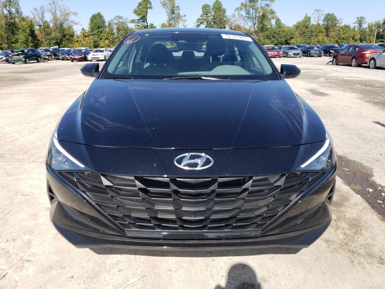 2022 HYUNDAI ELANTRA BLUE VIN:KMHLM4AJ5NU023091
