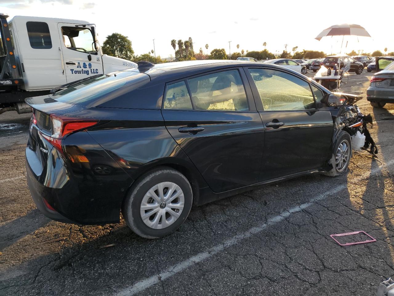 2022 TOYOTA PRIUS NIGHT SHADE VIN:JTDKAMFU5N3175843