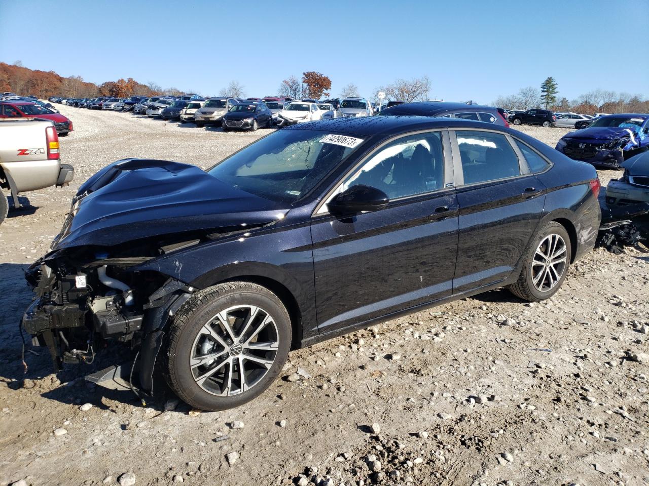 2023 VOLKSWAGEN JETTA SPORT VIN:3VWBM7BU0PM020064