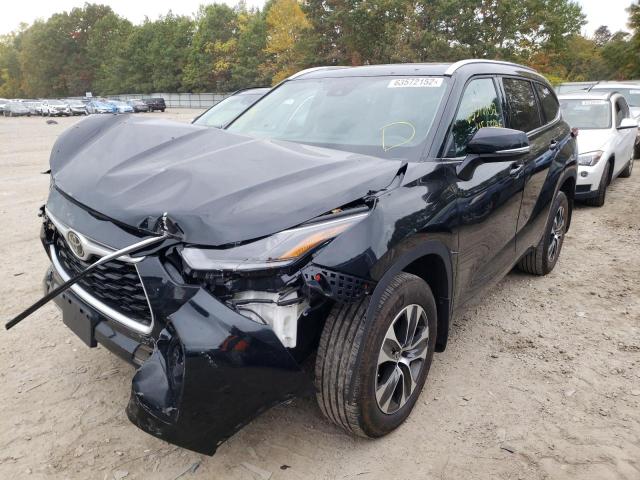 2021 TOYOTA HIGHLANDER XLE VIN: 5TDGZRBH3MS531725