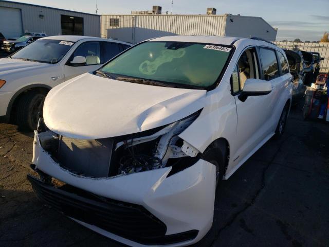 2021 TOYOTA SIENNA LE VIN: 5TDKRKEC9MS006458