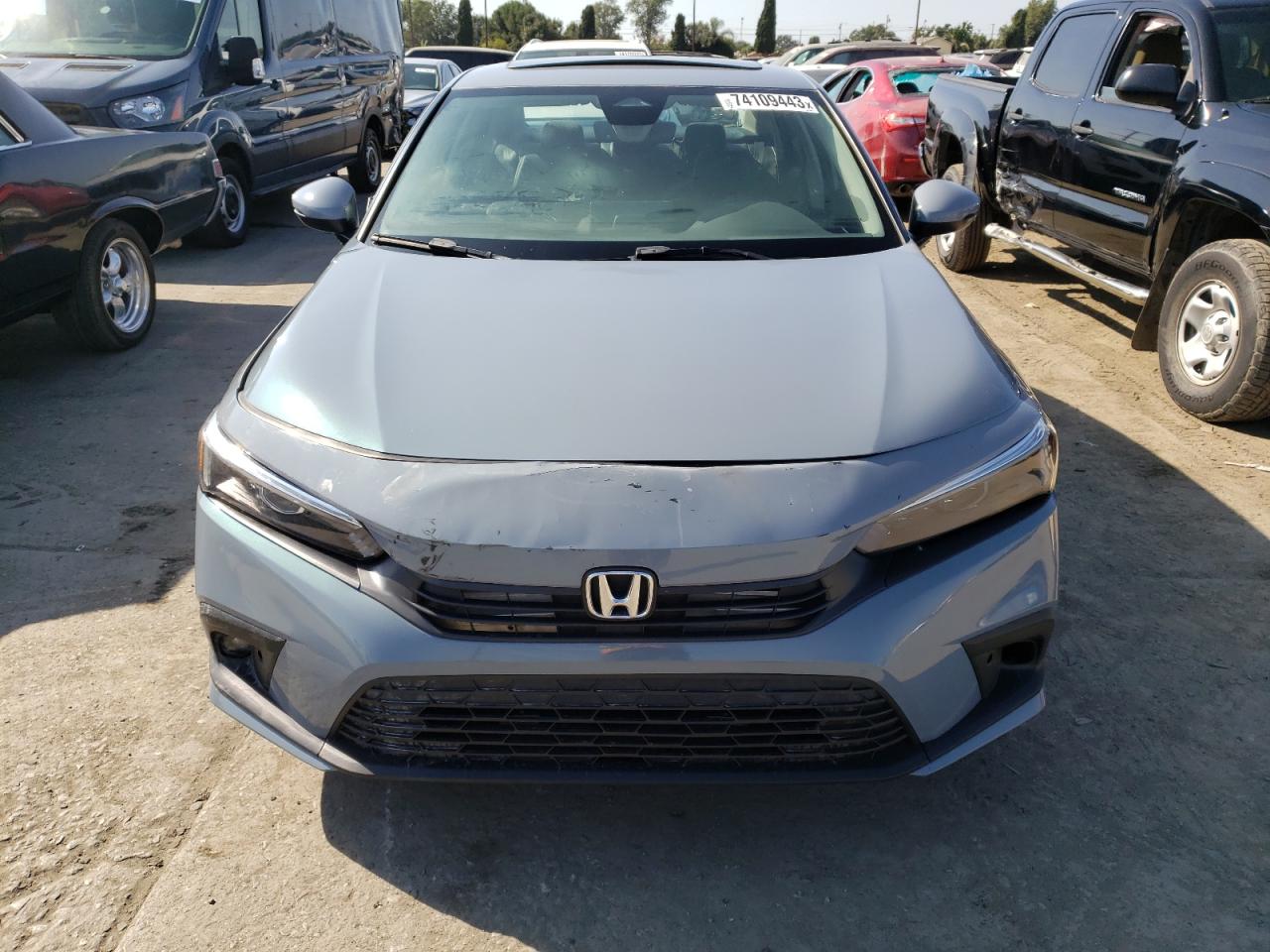 2022 HONDA CIVIC TOURING VIN:2HGFE1F98NH315074