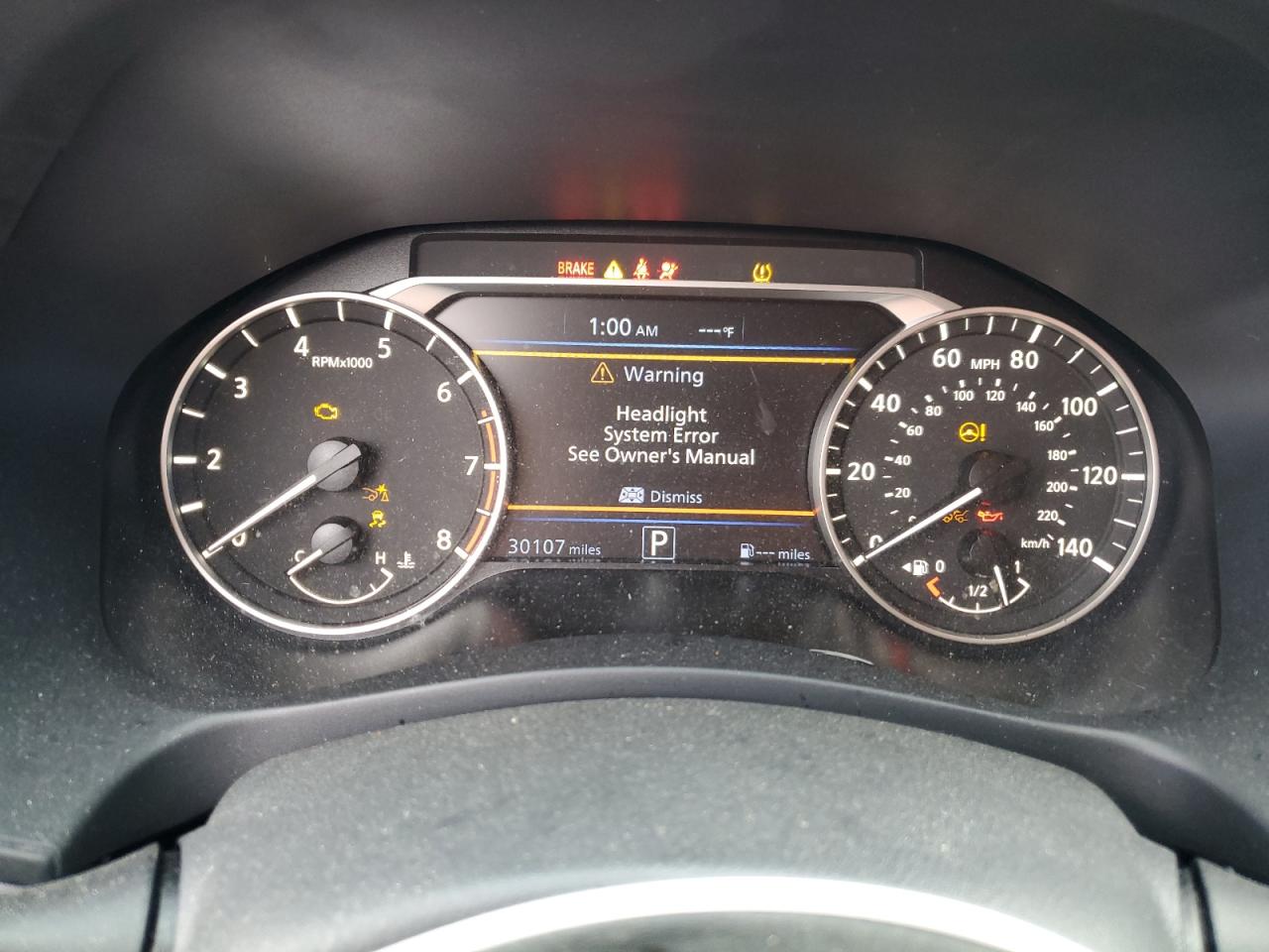 2022 NISSAN ALTIMA SR VIN:1N4BL4CV2NN323304