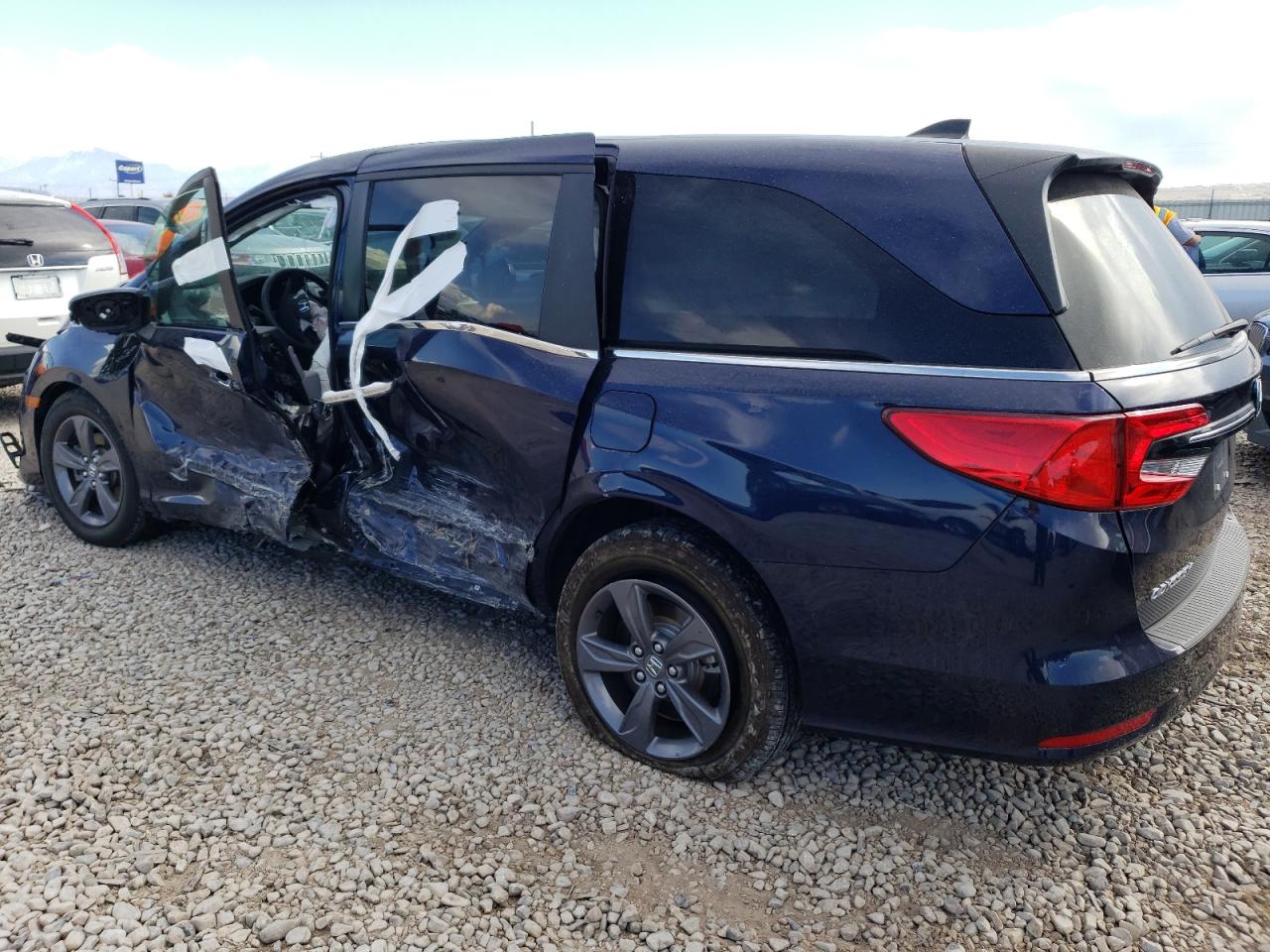 2022 HONDA ODYSSEY EX VIN:5FNRL6H58NB035816