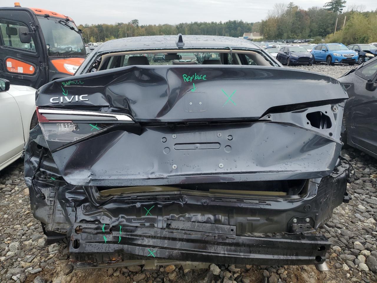 2022 HONDA CIVIC LX VIN:2HGFE2F23NH520648