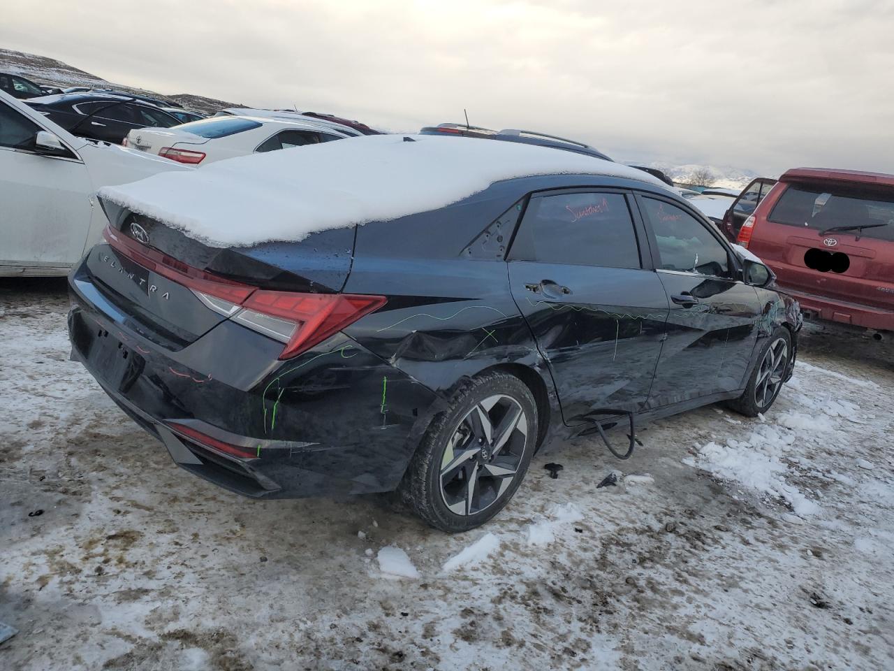 2022 HYUNDAI ELANTRA SEL VIN:KMHLN4AG2NU292800