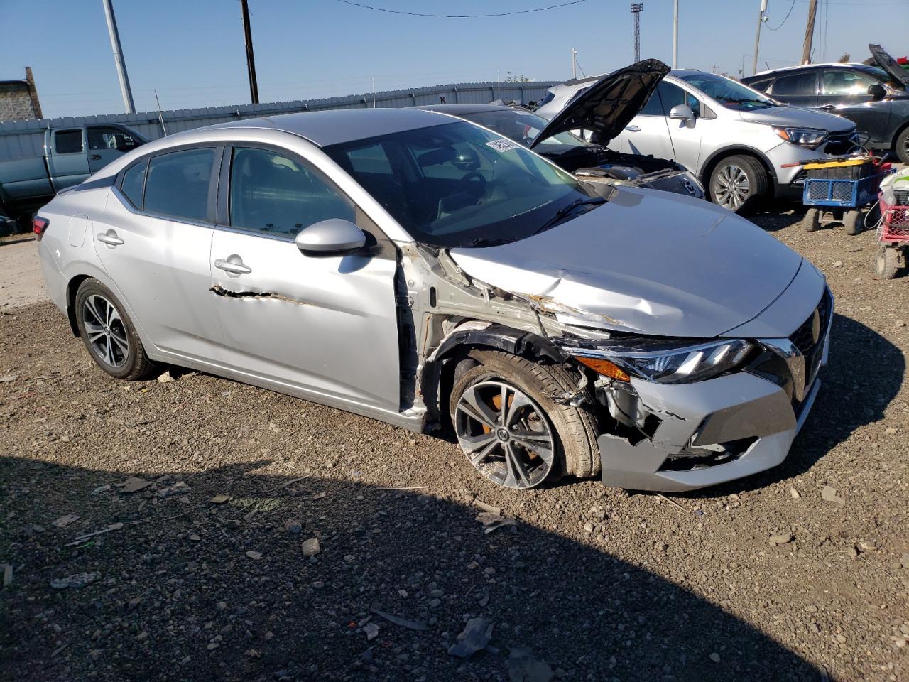 2022 NISSAN SENTRA SV VIN:3N1AB8CV4NY268554