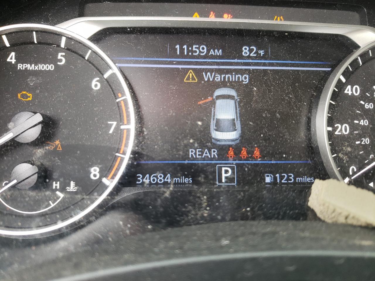 2023 NISSAN ALTIMA SR VIN:1N4BL4CW7PN304050