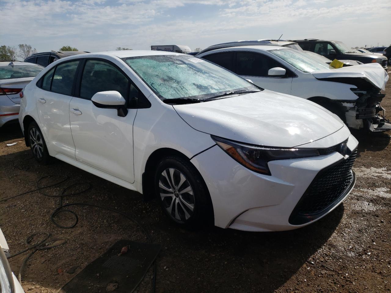 2022 TOYOTA COROLLA LE VIN:JTDEAMDE1NJ040671