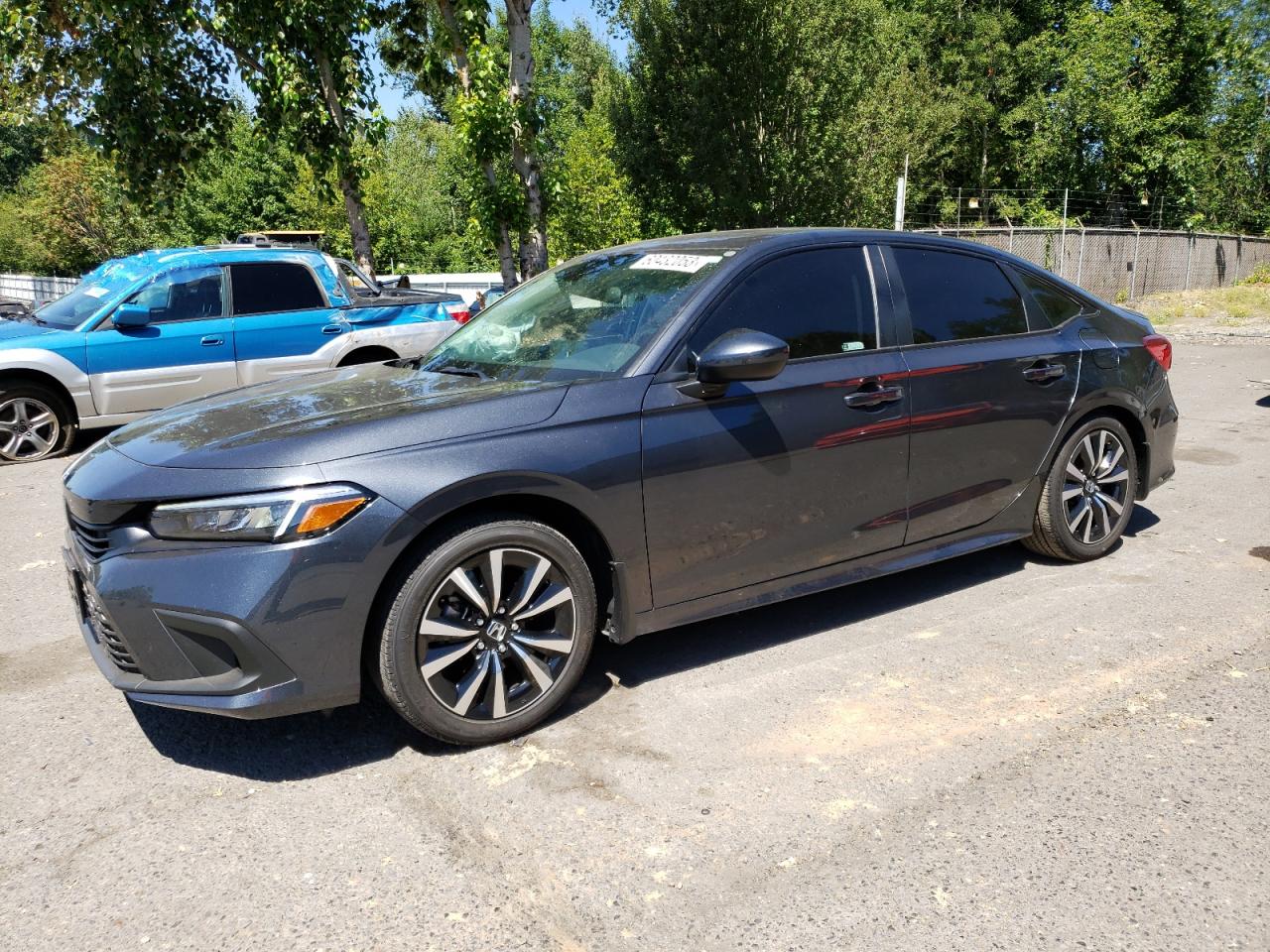 2022 HONDA CIVIC EX VIN:2HGFE1F74NH327446