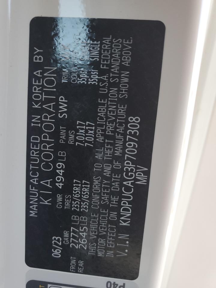 2023 KIA SPORTAGE LX VIN:KNDPUCAG3P7097308