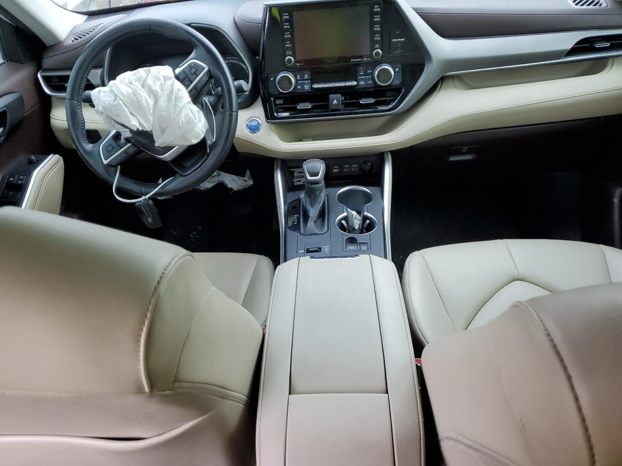 2022 TOYOTA HIGHLANDER HYBRID XLE VIN:5TDGBRCH8NS549951