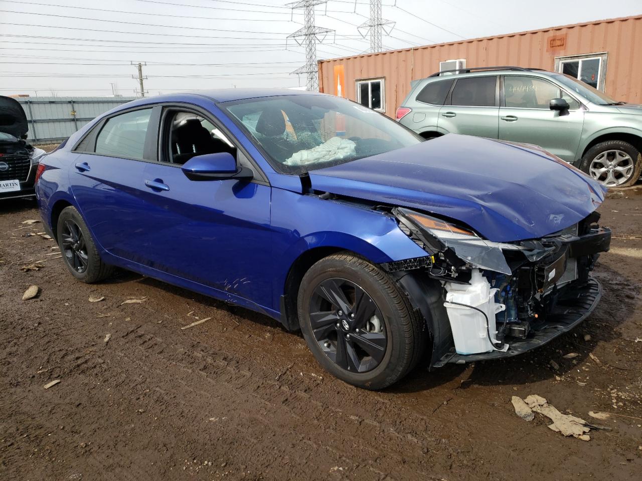 2022 HYUNDAI ELANTRA SEL VIN:5NPLS4AG6NH086144
