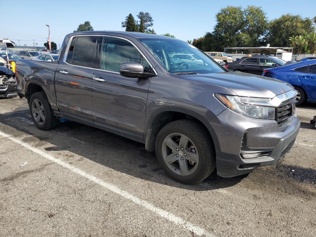 2022 HONDA RIDGELINE RTL VIN:5FPYK3F74NB014163