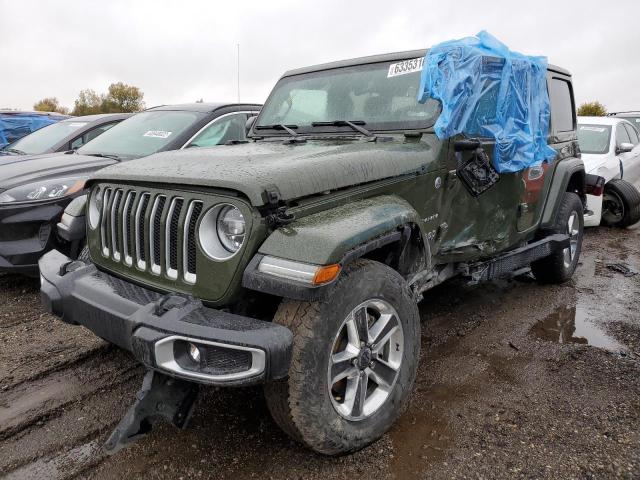 2021 JEEP WRANGLER UNLIMITED SAHARA VIN: 1C4HJXEG9MW615129