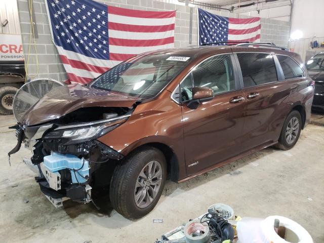 2021 TOYOTA SIENNA XLE VIN: 5TDYSKFC0MS027650