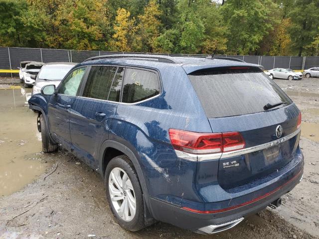 2021 VOLKSWAGEN ATLAS SE VIN: 1V2JR2CA5MC557242