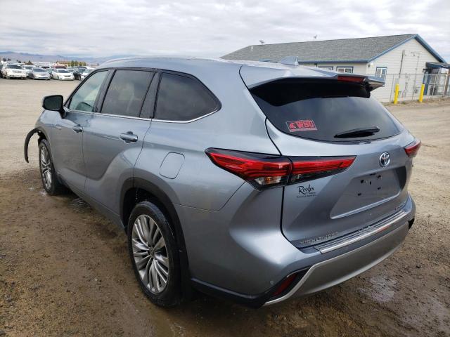 2021 TOYOTA HIGHLANDER HYBRID PLATINUM VIN: 5TDEBRCH9MS030333