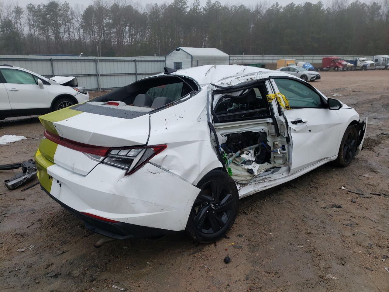 2022 HYUNDAI ELANTRA BLUE VIN:KMHLM4AJ4NU023051