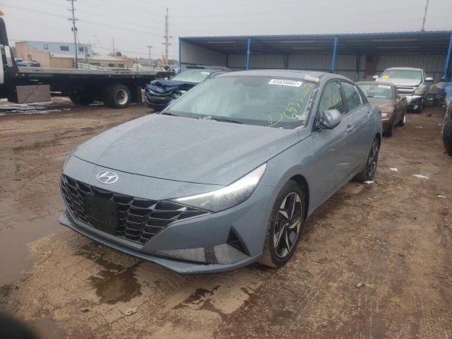 2021 HYUNDAI ELANTRA LIMITED VIN: KMHLP4AG4MU064600