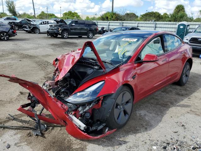 2021 TESLA MODEL 3 VIN: 5YJ3E1EA7MF871202