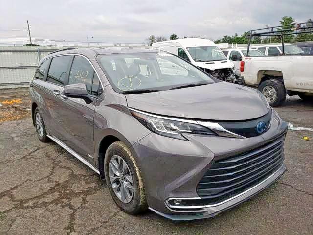 2021 TOYOTA SIENNA XLE VIN: 5TDJRKEC6MS062742