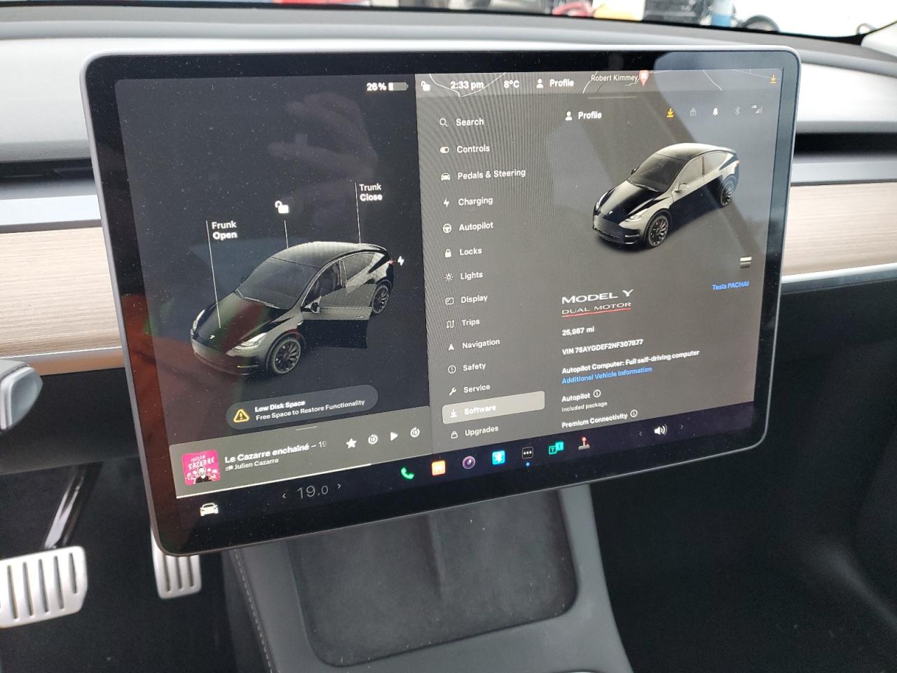 2022 TESLA MODEL Y  VIN:7SAYGDEF2NF307877