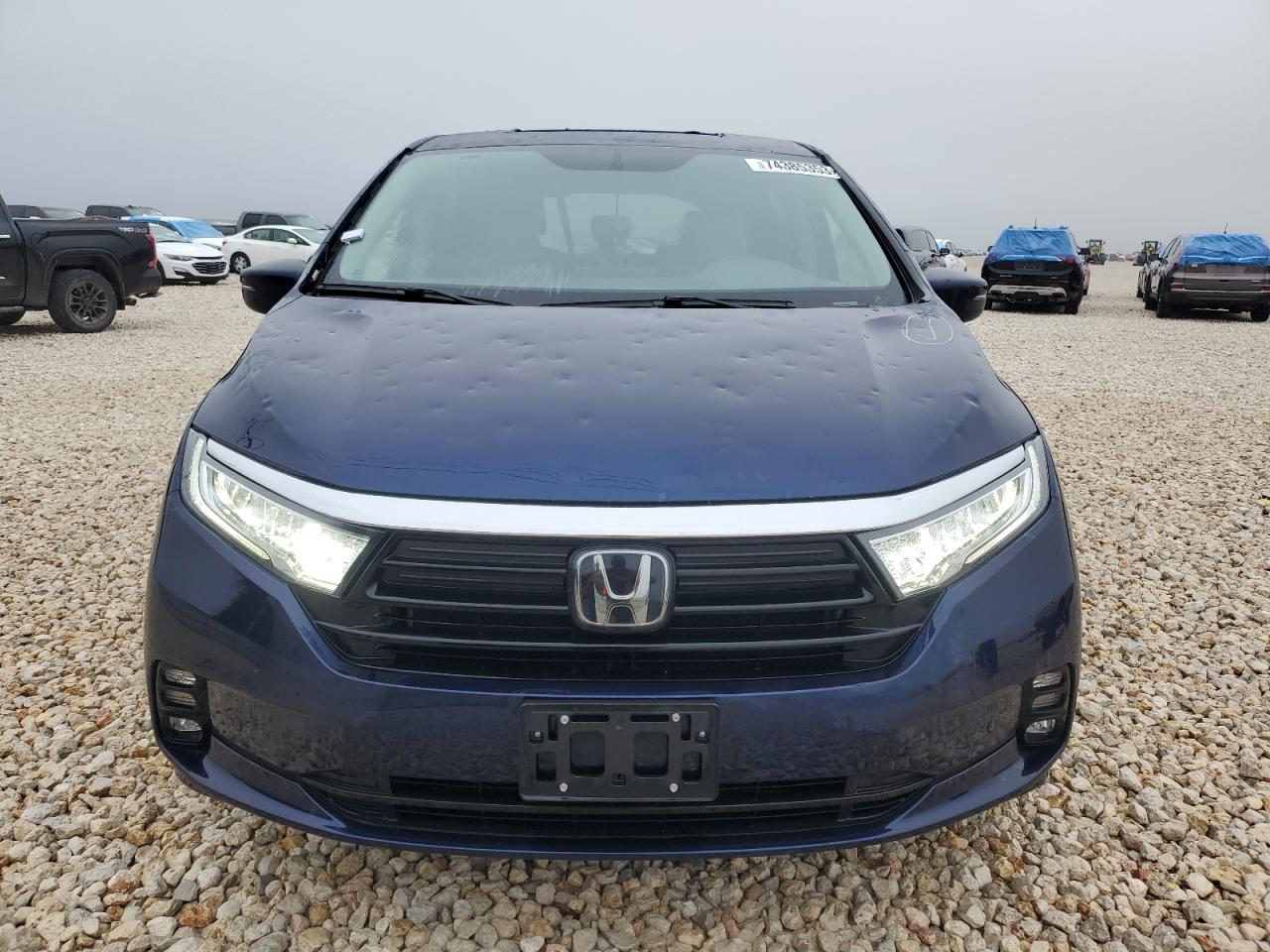 2022 HONDA ODYSSEY TOURING VIN:5FNRL6H82NB005401
