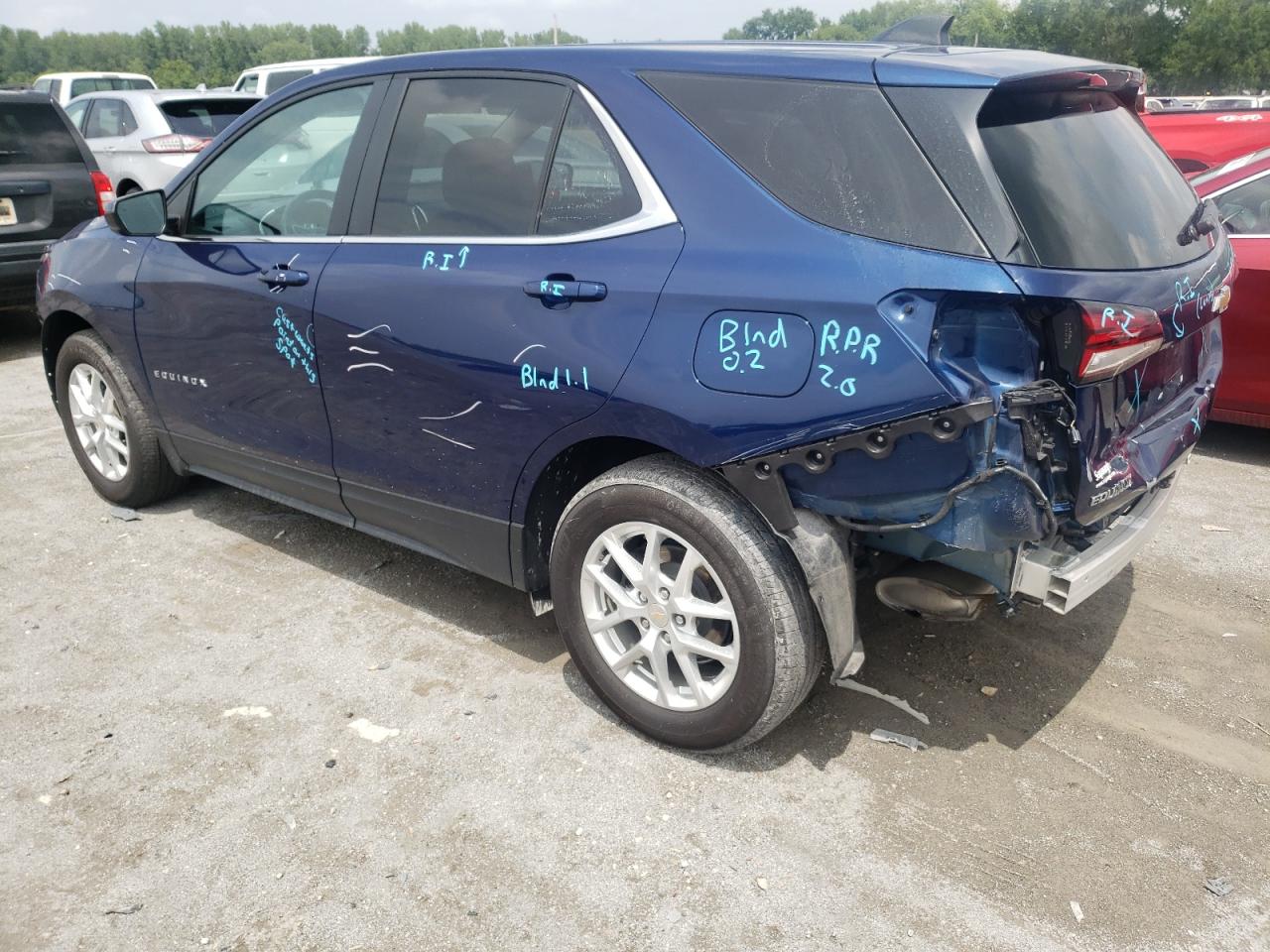 2022 CHEVROLET EQUINOX LT VIN:3GNAXKEV8NL203249