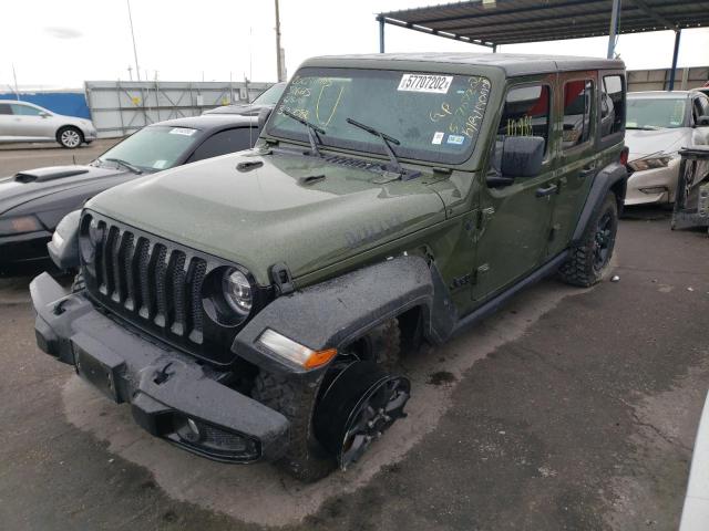 2021 JEEP WRANGLER UNLIMITED SPORT VIN: 1C4HJXDNXMW661763