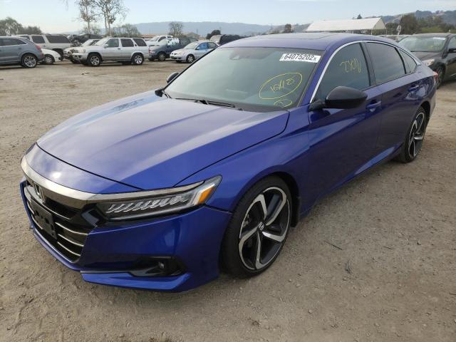 2021 HONDA ACCORD SPORT VIN: 1HGCV2F30MA023744