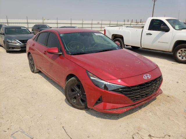 2021 HYUNDAI ELANTRA SEL VIN: 5NPLM4AG4MH007207