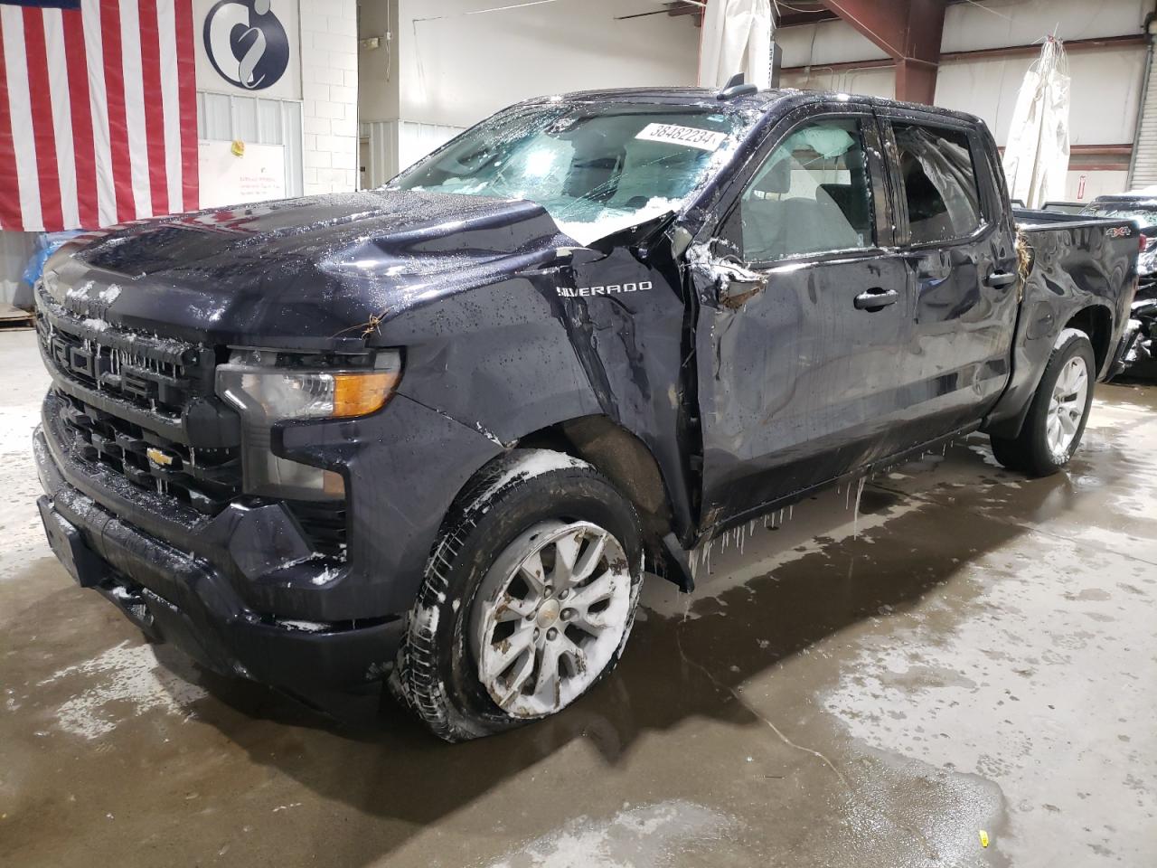 2022 CHEVROLET SILVERADO K1500 CUSTOM VIN:3GCPDBEK2NG606413