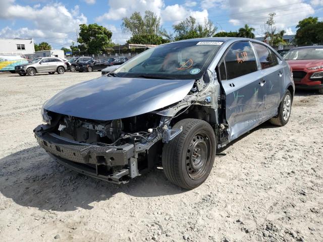 2021 TOYOTA COROLLA LE VIN: JTDEPMAE4MJ118202