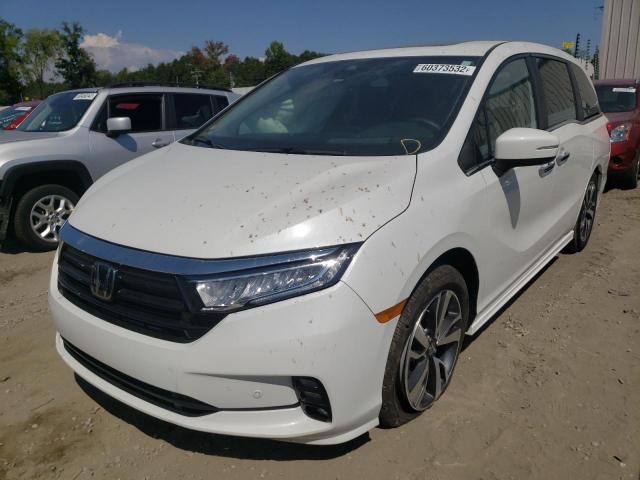 2021 HONDA ODYSSEY TOURING VIN: 5FNRL6H83MB009438