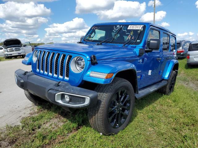 2021 JEEP WRANGLER UNLIMITED SAHARA 4XE VIN: 1C4JJXP69MW804840