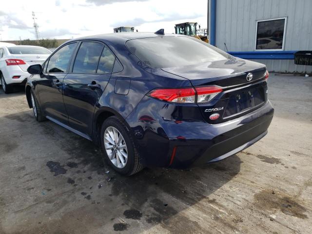 2021 TOYOTA COROLLA LE VIN: JTDVPMAE7MJ174263