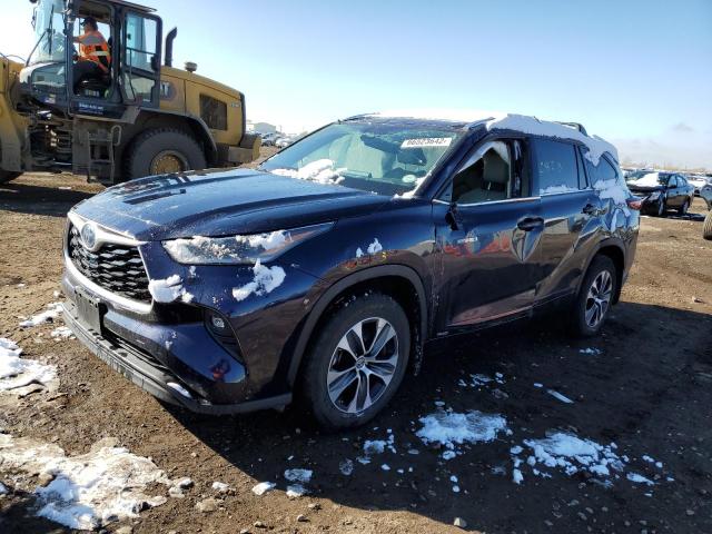 2021 TOYOTA HIGHLANDER HYBRID XLE VIN: 5TDHBRCHXMS025333