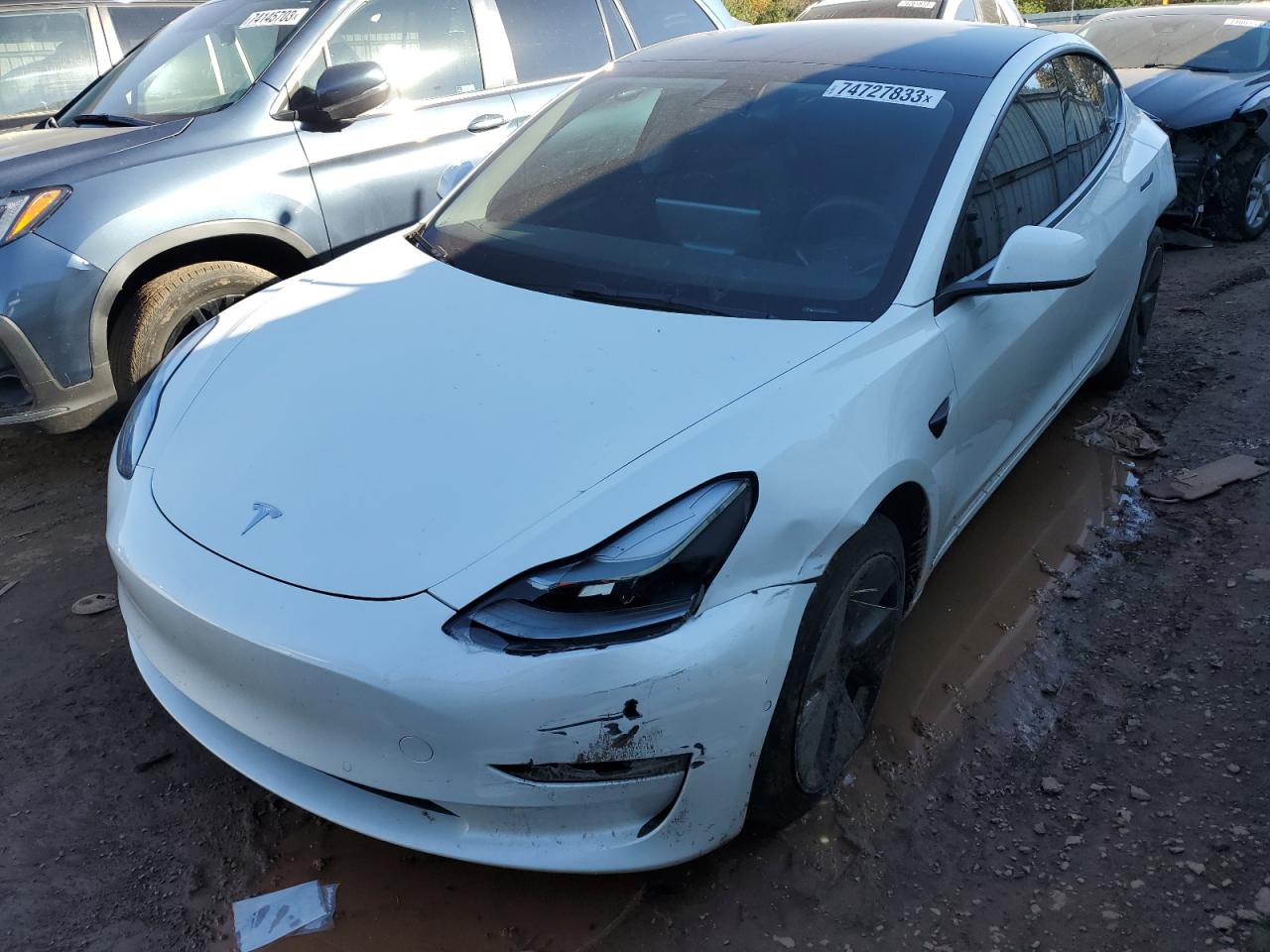 2022 TESLA MODEL 3  VIN:5YJ3E1EB9NF173474