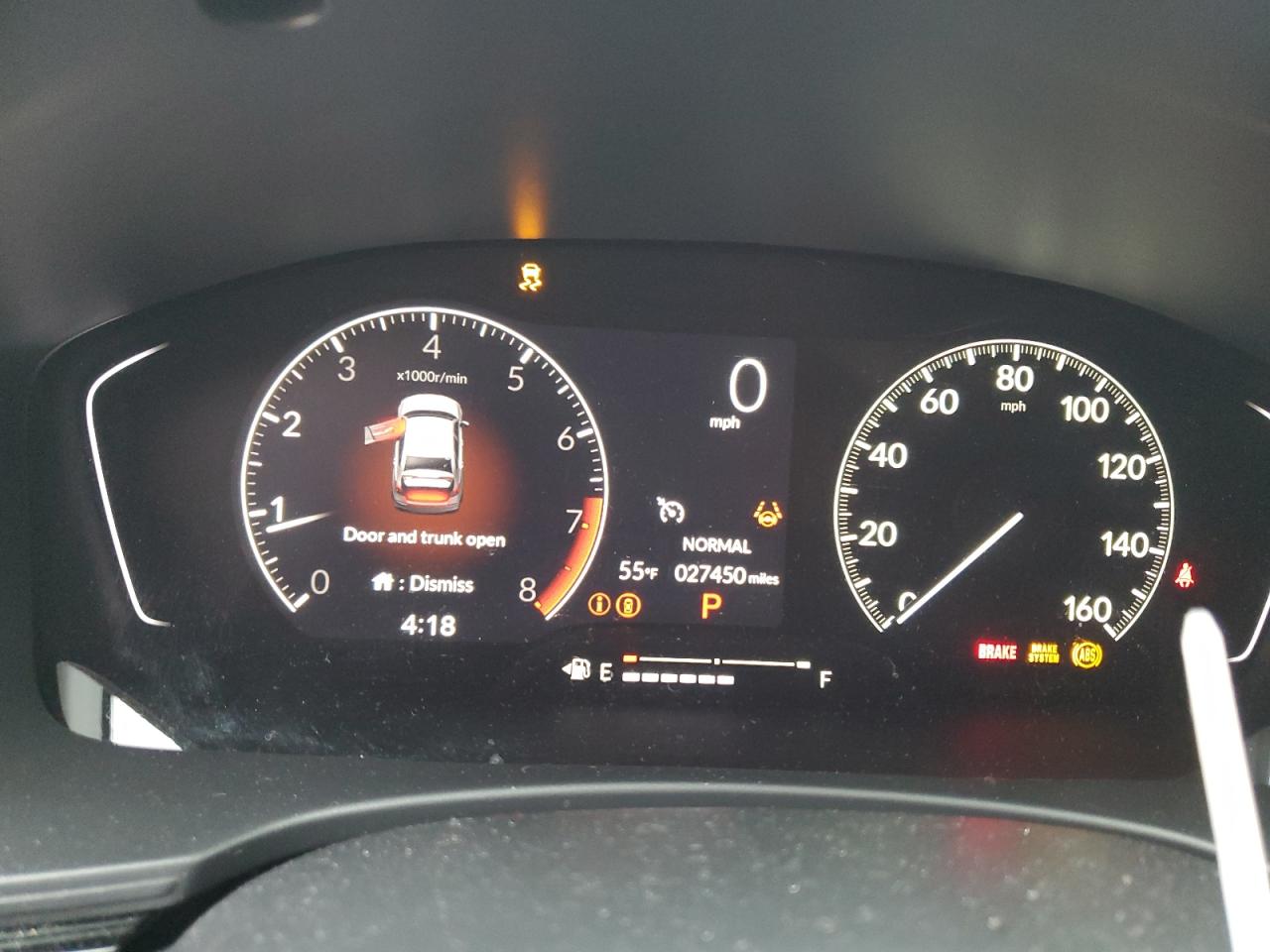 2022 HONDA CIVIC SPORT VIN:2HGFE2F54NH568573