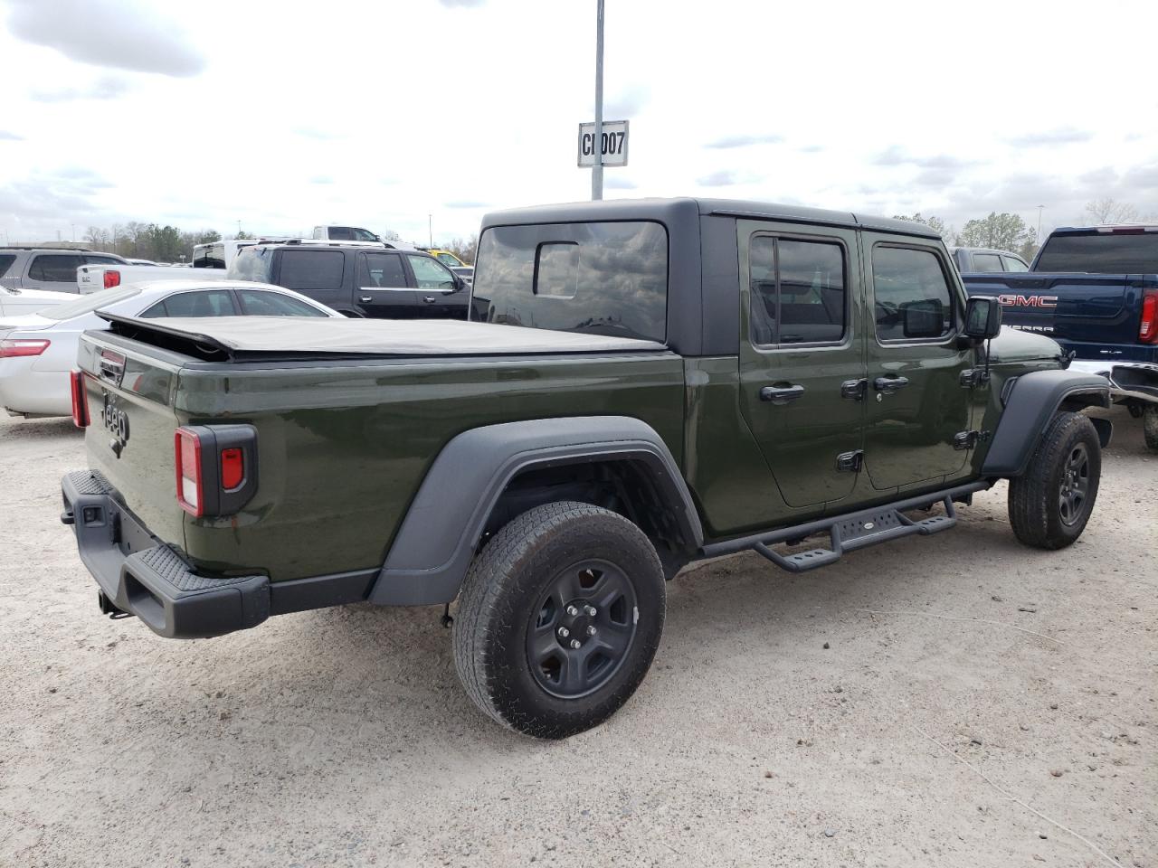 2023 JEEP GLADIATOR SPORT VIN:1C6JJTAG7PL534868