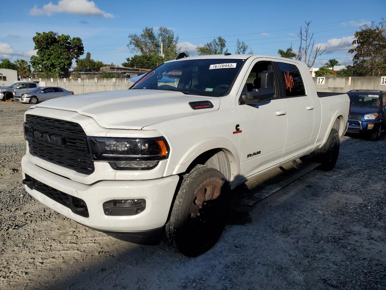 2022 RAM 2500 LIMITED VIN:3C6UR5TL3NG391178