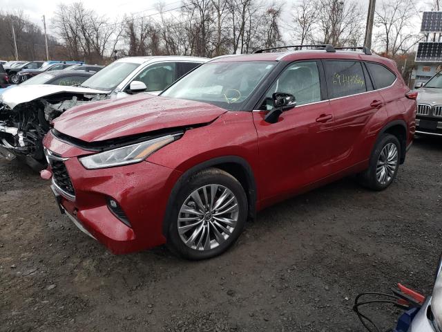 2021 TOYOTA HIGHLANDER PLATINUM VIN: 5TDFZRBH9MS065858