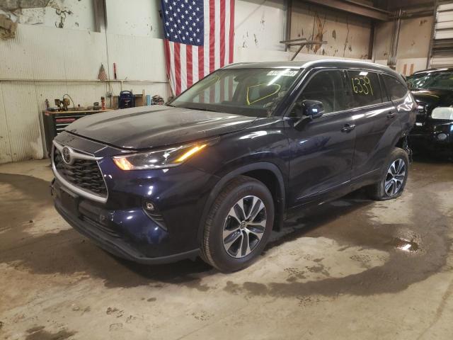 2021 TOYOTA HIGHLANDER XLE VIN: 5TDGZRBH5MS151706