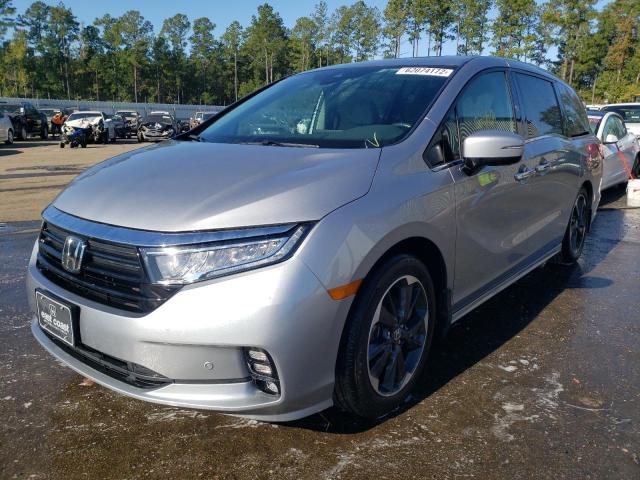 2021 HONDA ODYSSEY ELITE VIN: 5FNRL6H96MB010902