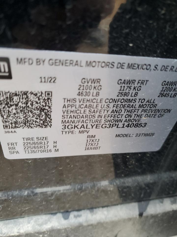 2023 GMC TERRAIN AT4 VIN:3GKALYEG3PL140853