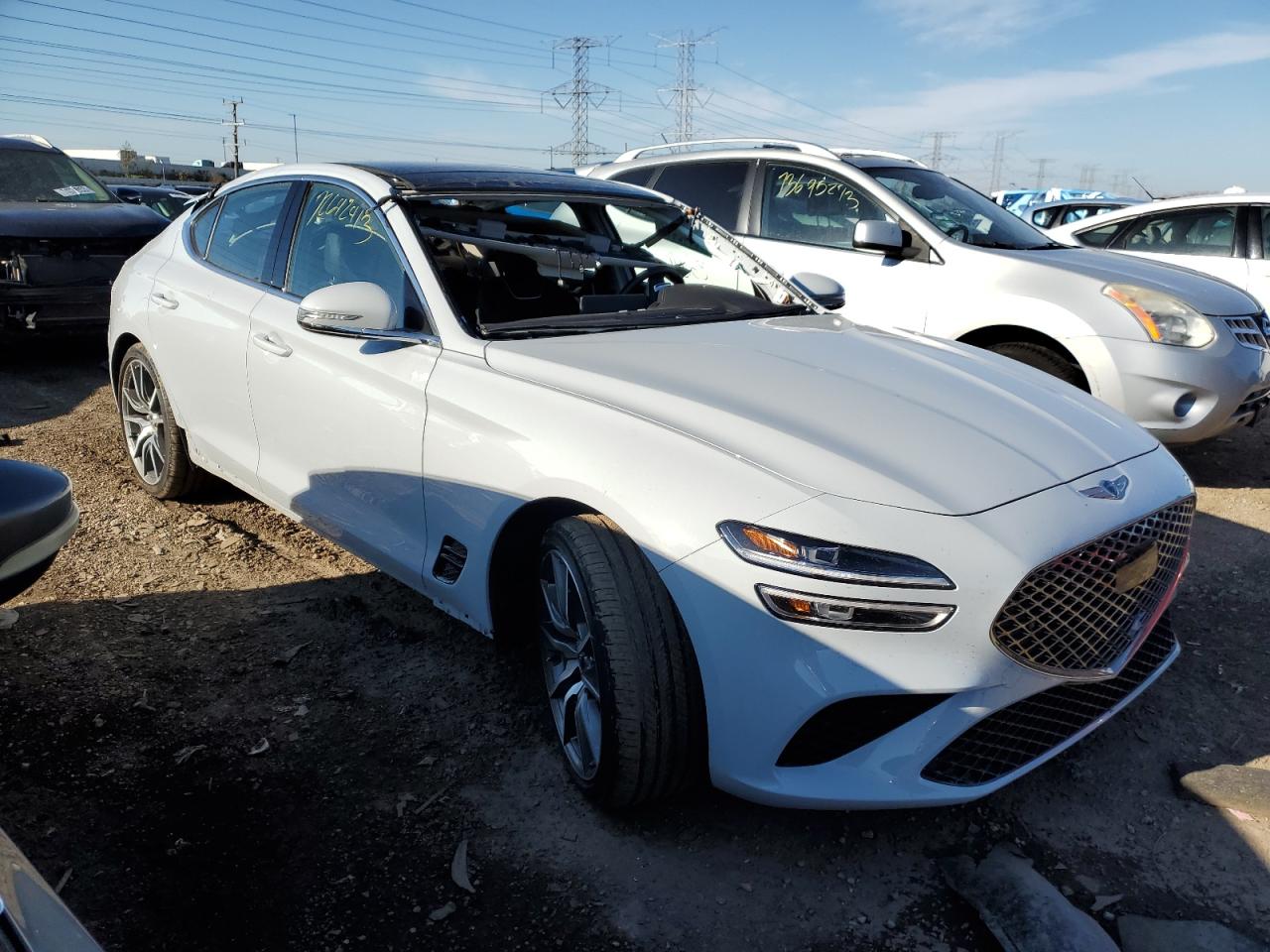 2022 GENESIS G70 BASE VIN:KMTG34TA7NU092680