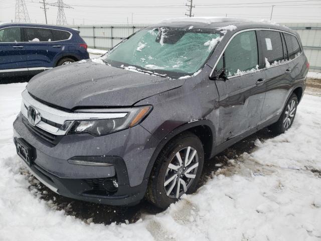 2021 HONDA PILOT EX VIN: 5FNYF5H30MB025601